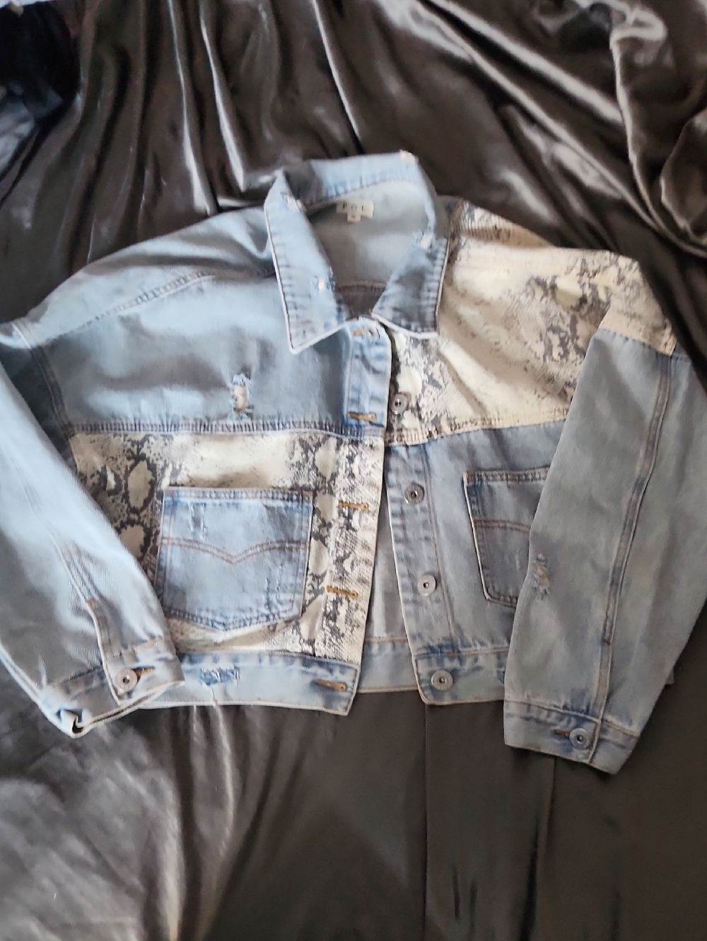 POL Light Blue Denim Shirt Jacket